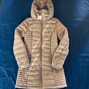 DKNY Lightweight Tan Puffer